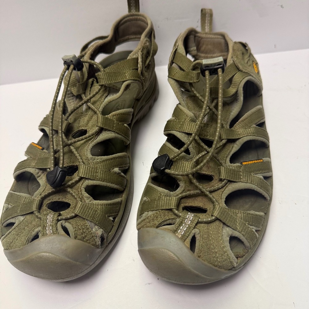 Keen Newport H2 Sandals Mens 10 Olive Green Waterproof Hiking Trail Shoes
